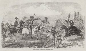 Courses de poneys à Blackheath - John Leech